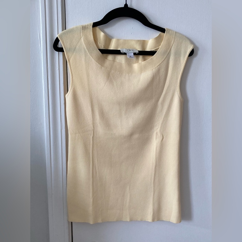Ann Taylor Loft Dress Top - Yellow